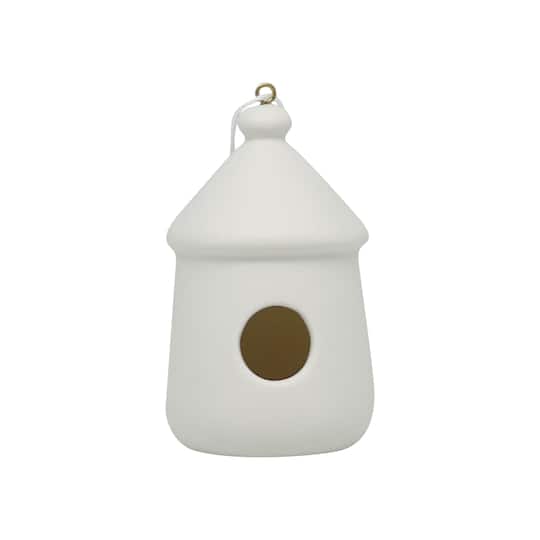 4&#x22; Ceramic Crock-Shaped Birdhouse by Make Market&#xAE;